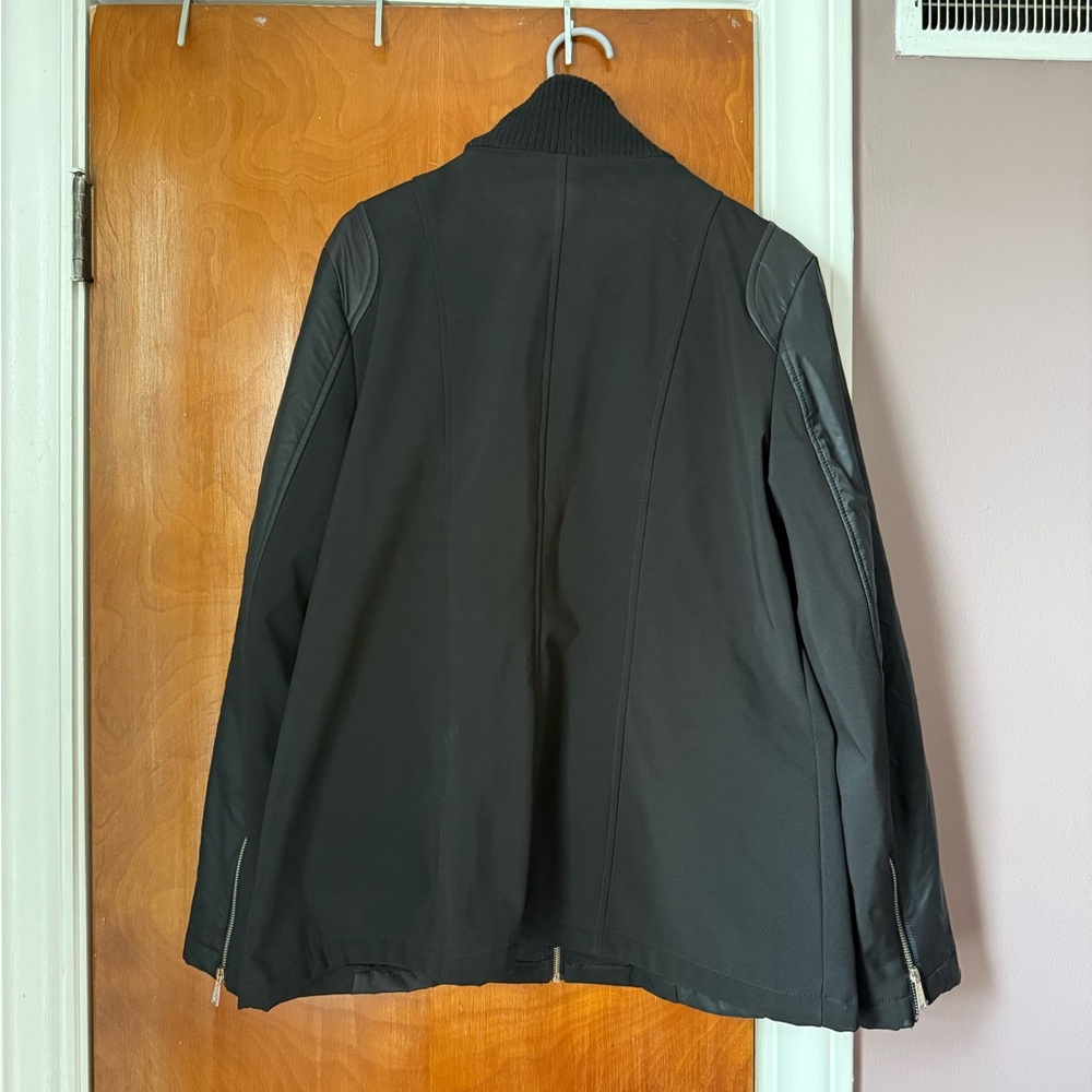 DKNY Black Jacket with Silver Zipper - Picture 5 of 5